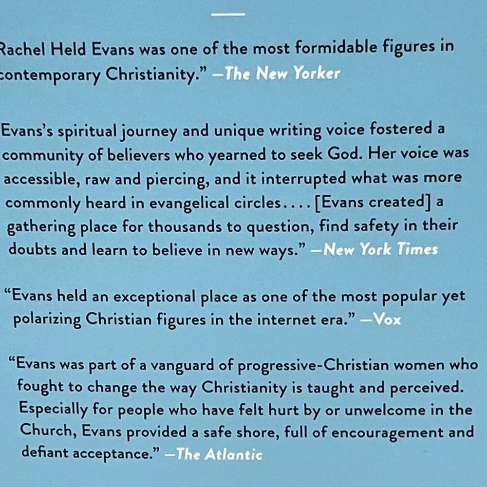 Wholehearted Faith Book by Rachel Held Evans